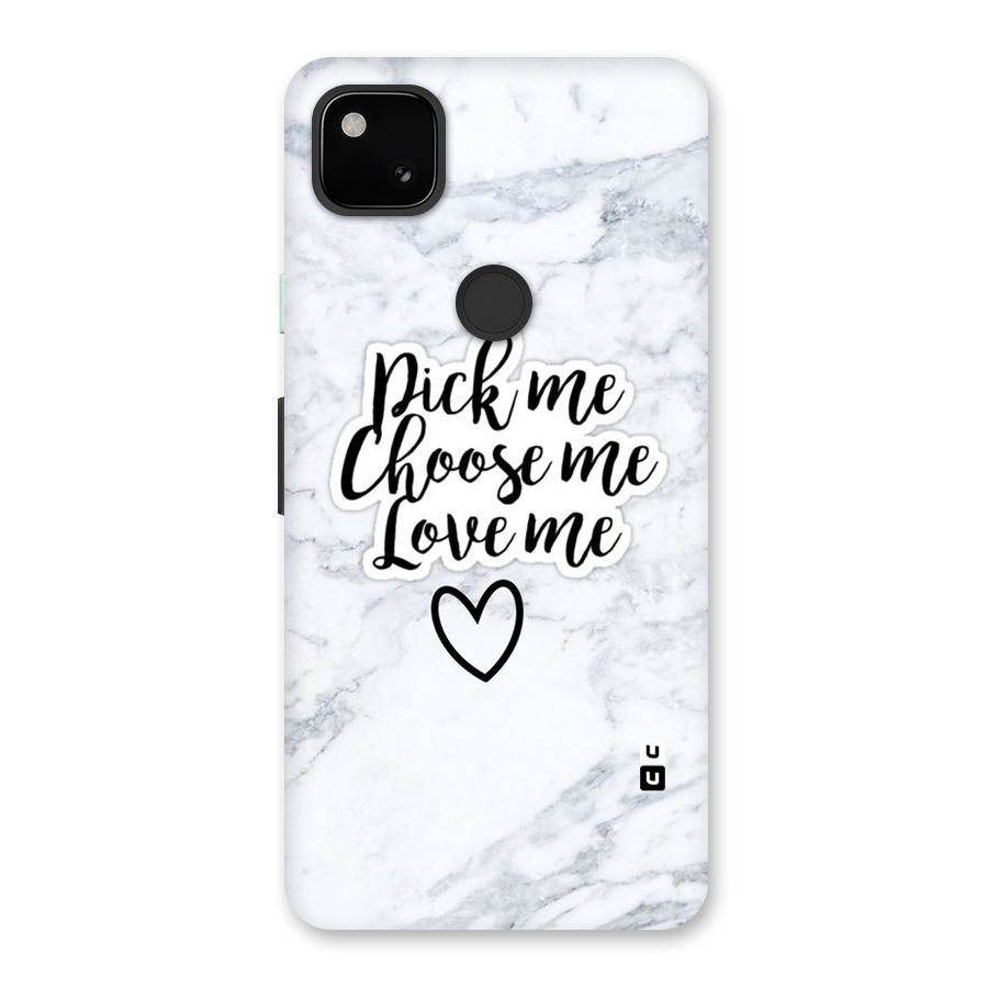 Just Me Back Case for Google Pixel 4a