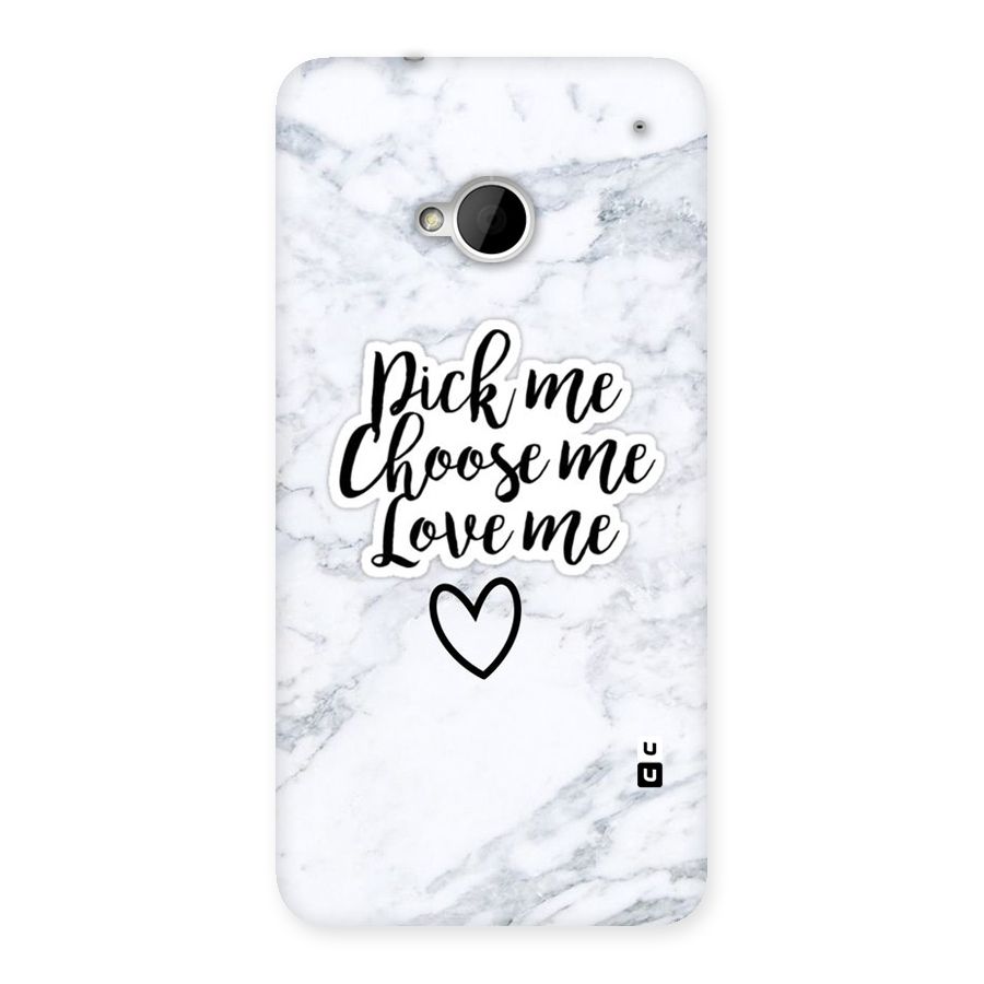 Just Me Back Case for HTC One M7
