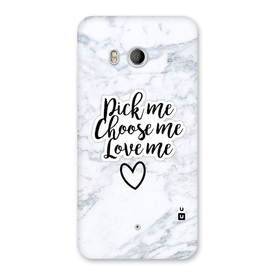 Just Me Back Case for HTC U11