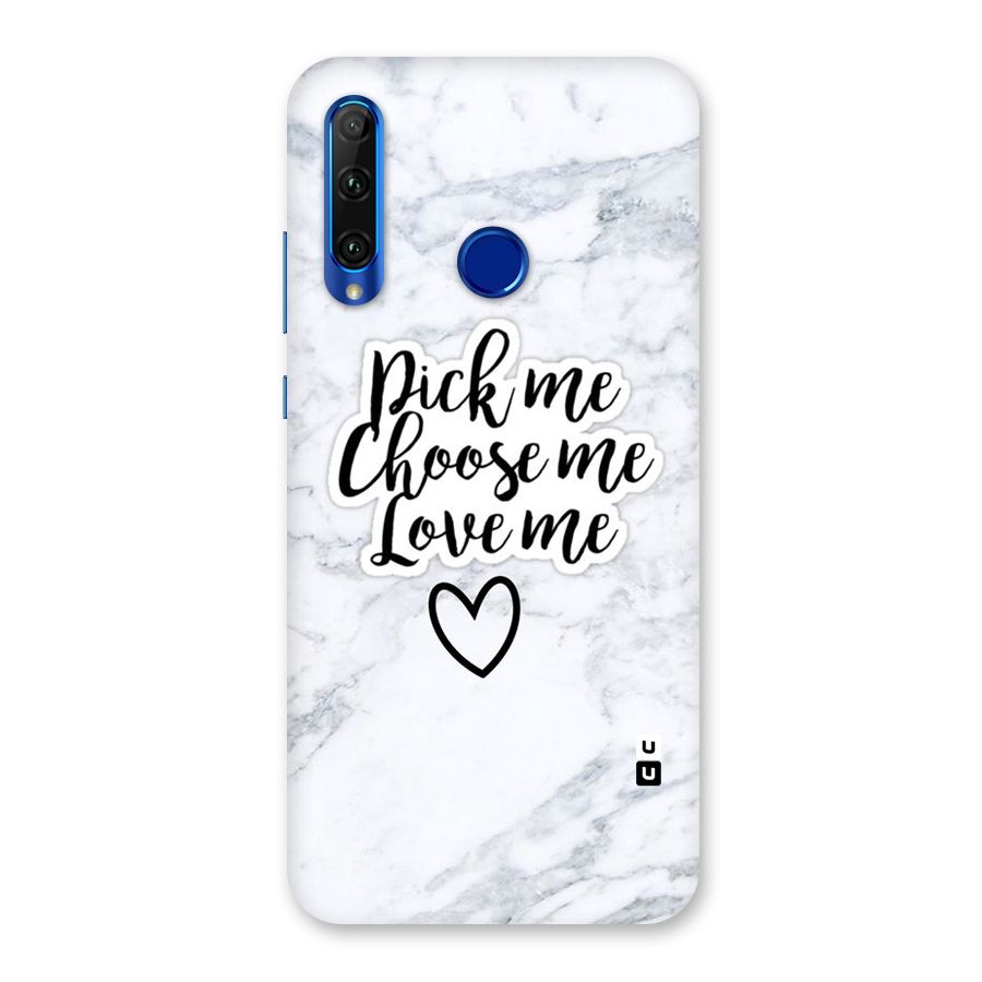 Just Me Back Case for Honor 20i