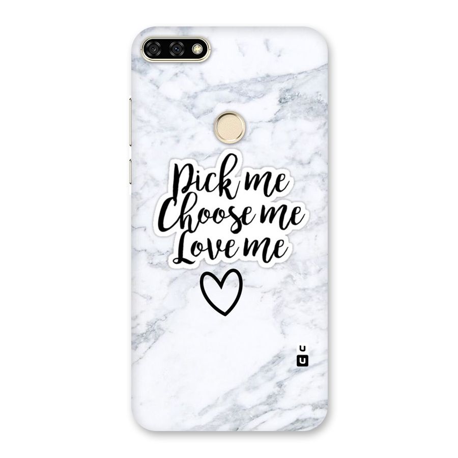 Just Me Back Case for Honor 7A