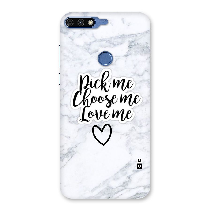 Just Me Back Case for Honor 7C