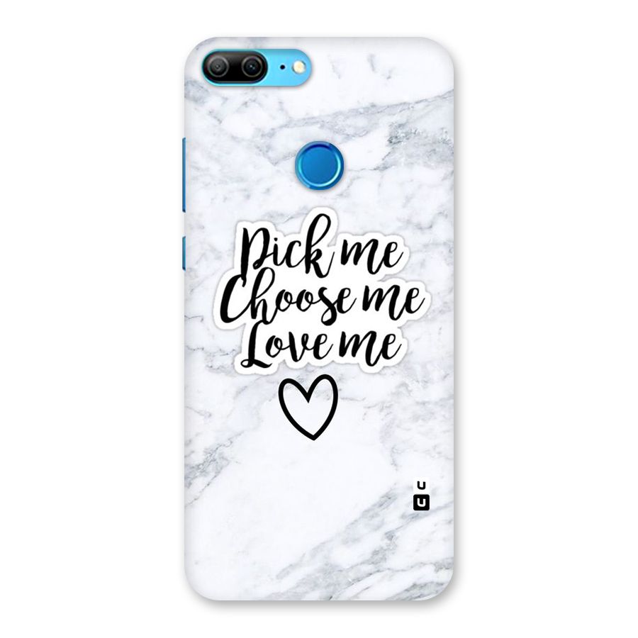 Just Me Back Case for Honor 9 Lite