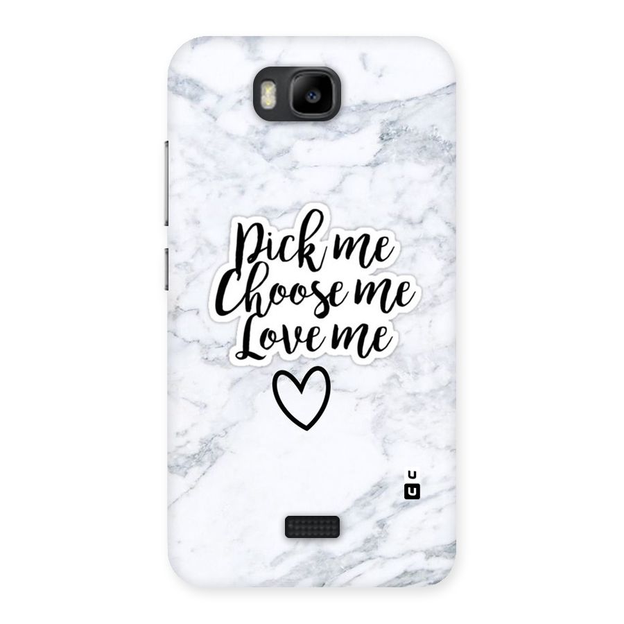 Just Me Back Case for Honor Bee