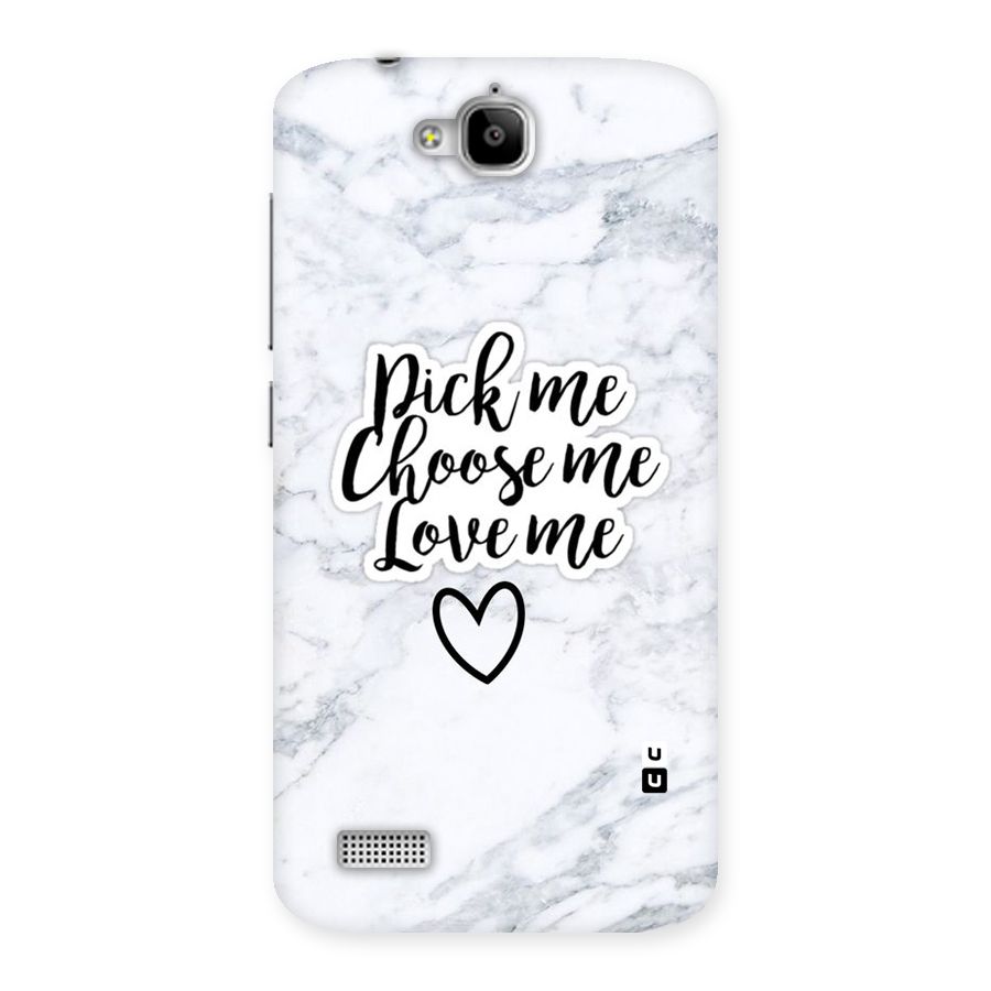 Just Me Back Case for Honor Holly