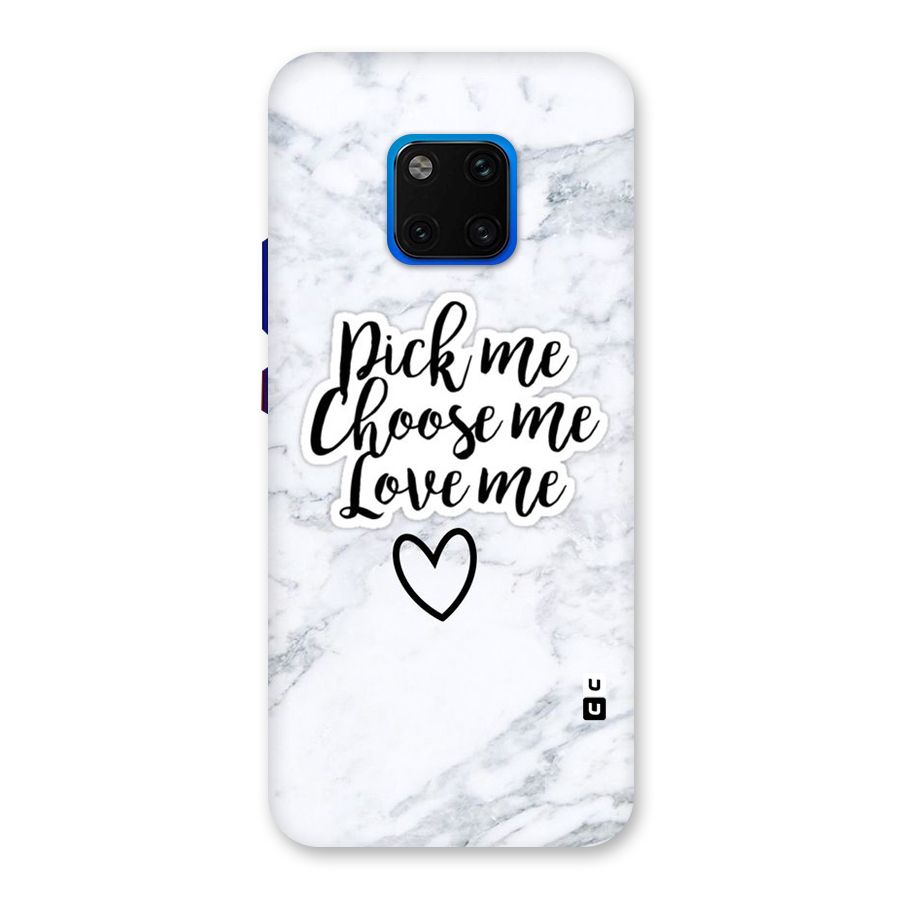 Just Me Back Case for Huawei Mate 20 Pro