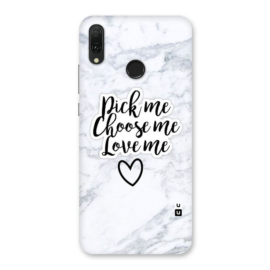 Just Me Back Case for Huawei Y9 (2019)