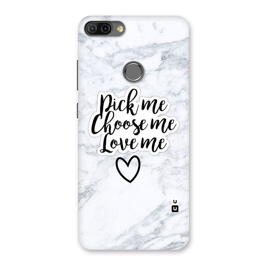 Just Me Back Case for Infinix Hot 6 Pro
