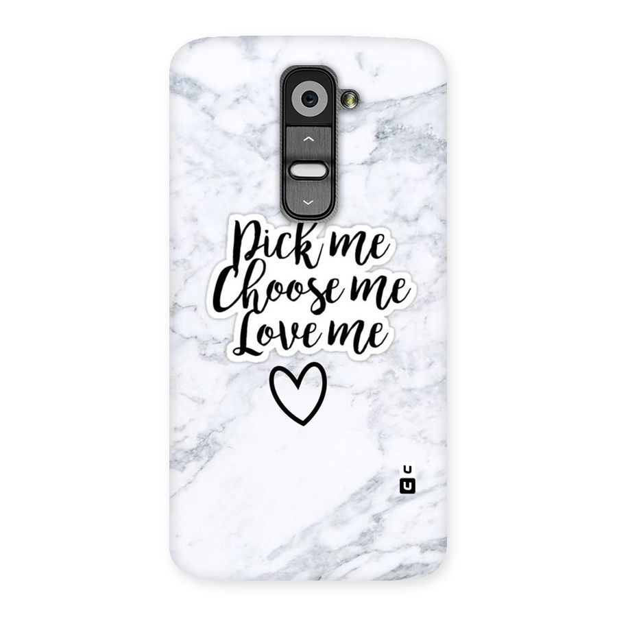 Just Me Back Case for LG G2