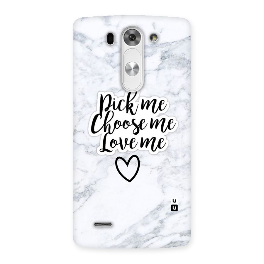 Just Me Back Case for LG G3 Beat