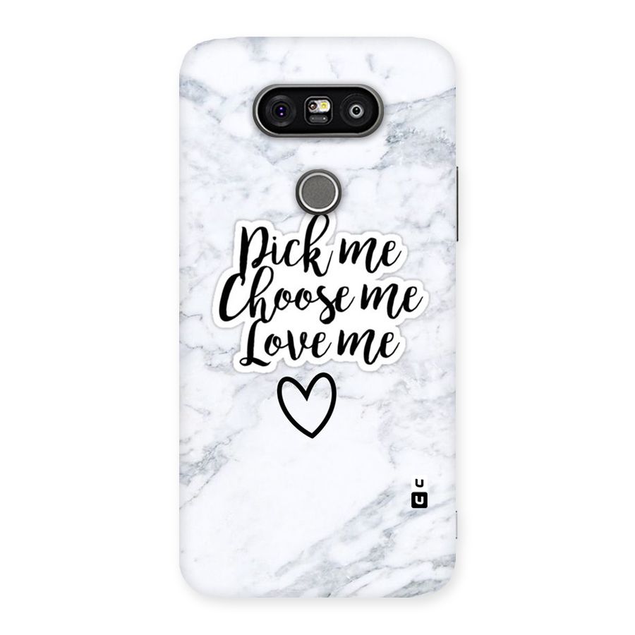 Just Me Back Case for LG G5