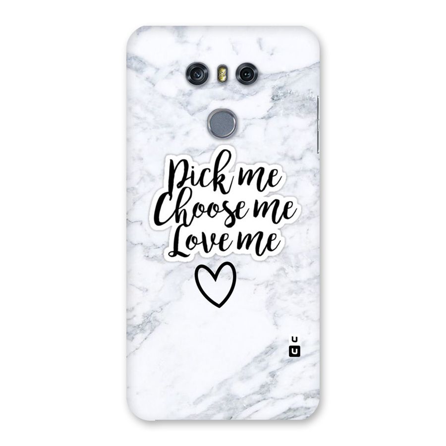 Just Me Back Case for LG G6