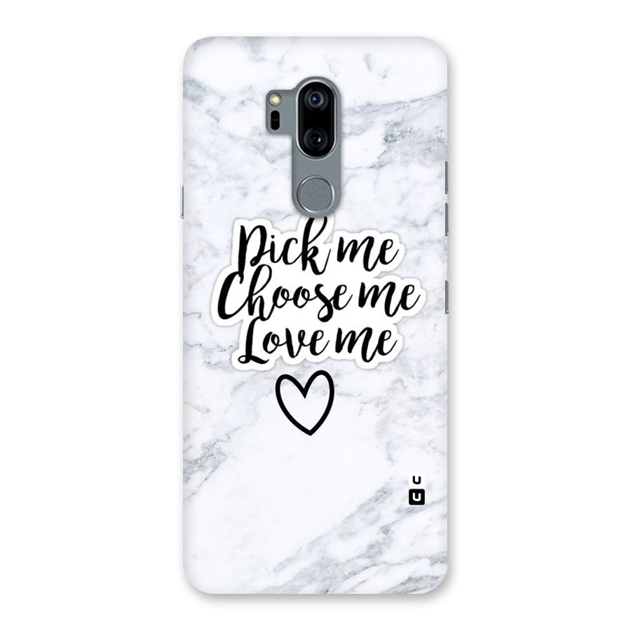 Just Me Back Case for LG G7