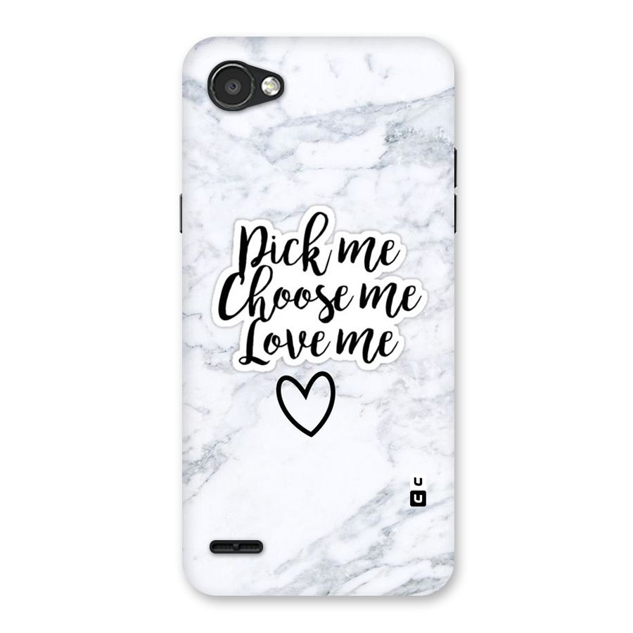 Just Me Back Case for LG Q6