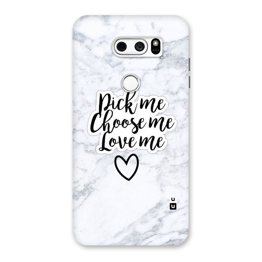 Just Me Back Case for LG V30