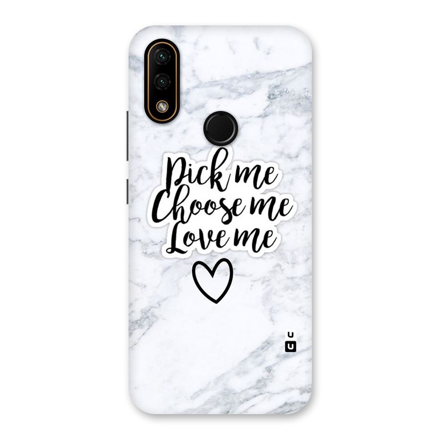 Just Me Back Case for Lenovo A6 Note
