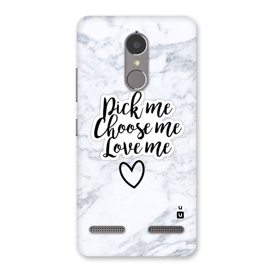 Just Me Back Case for Lenovo K6