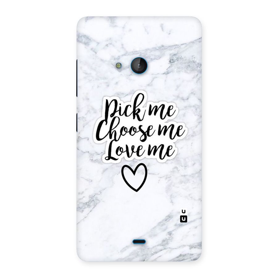 Just Me Back Case for Lumia 540