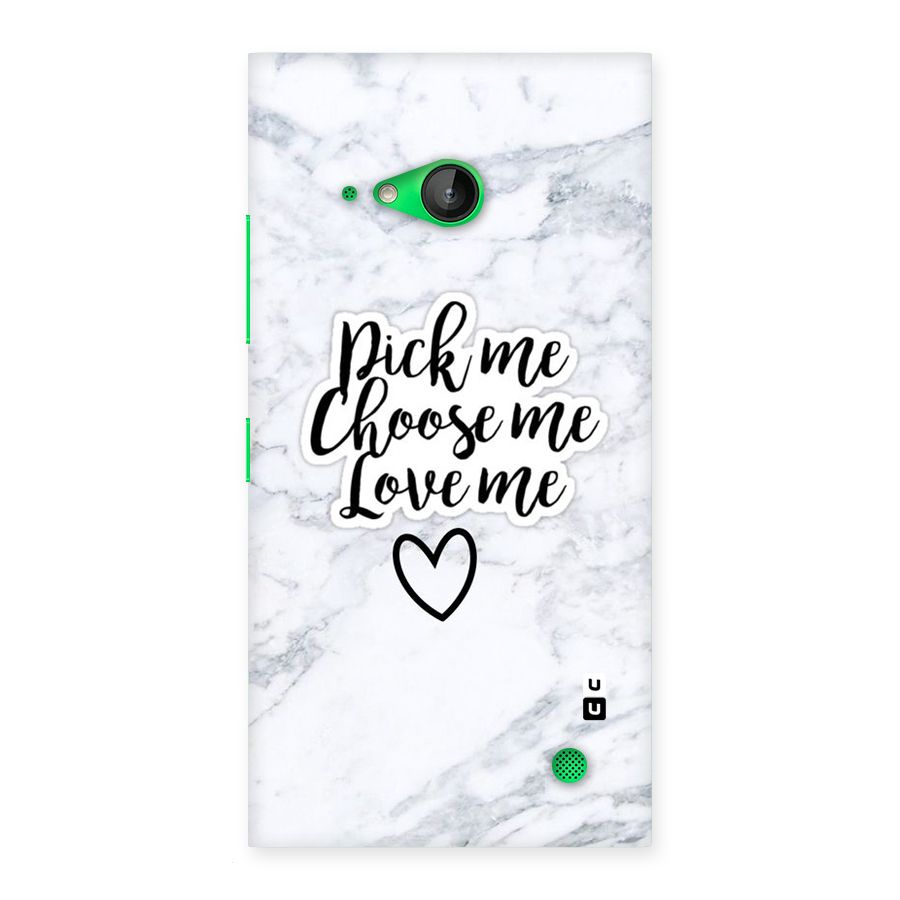 Just Me Back Case for Lumia 730