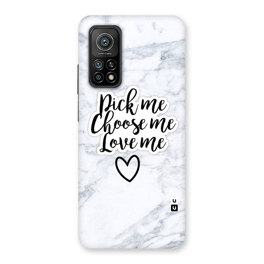 Just Me Back Case for Mi 10T 5G