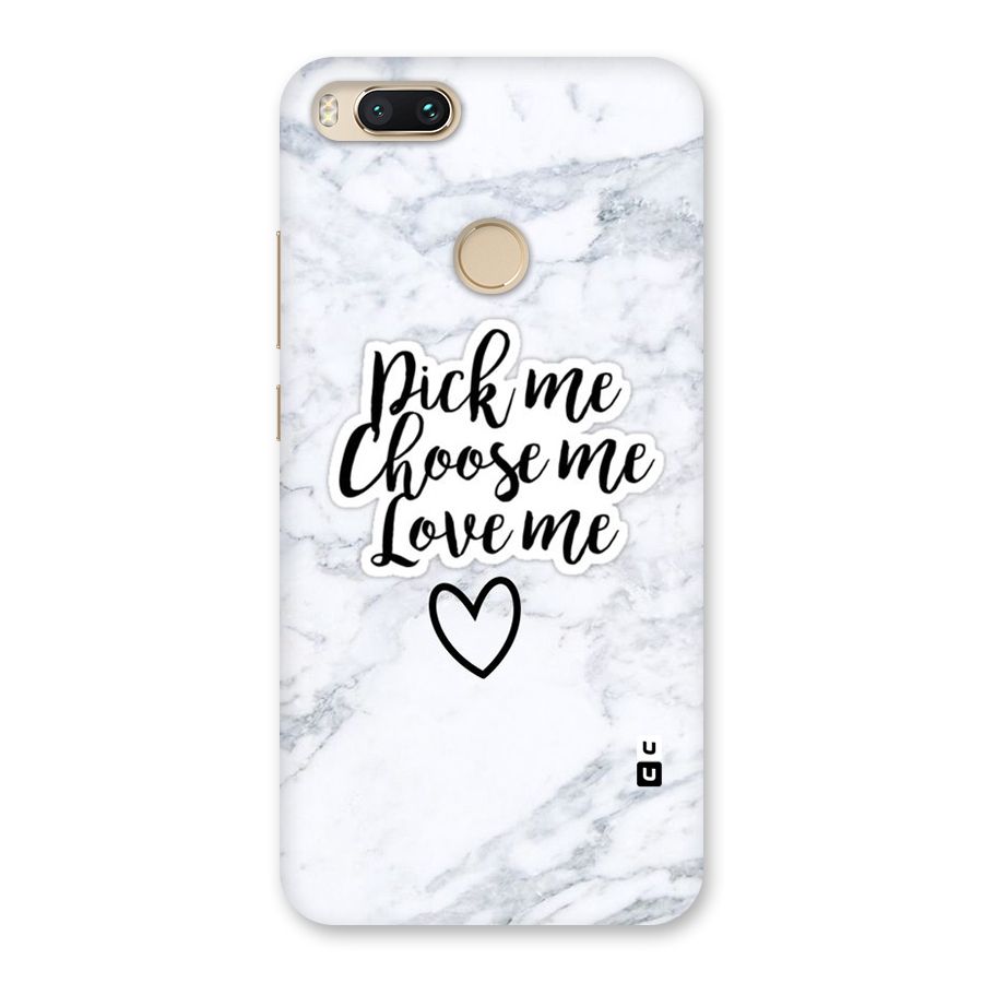 Just Me Back Case for Mi A1