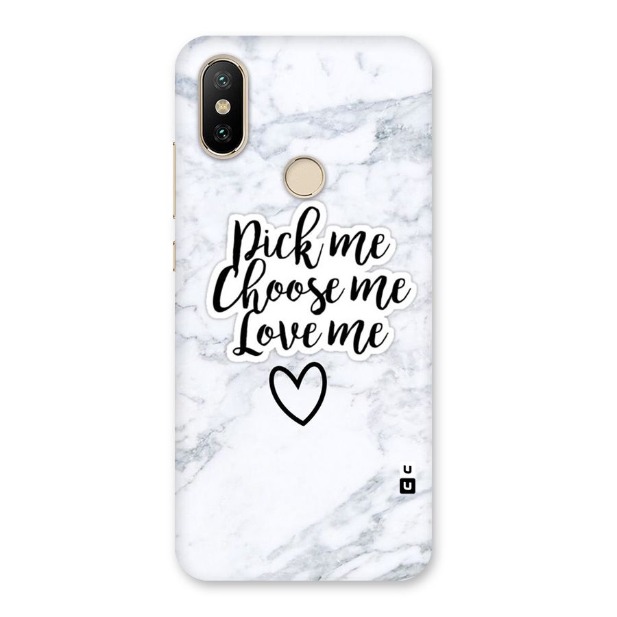 Just Me Back Case for Mi A2
