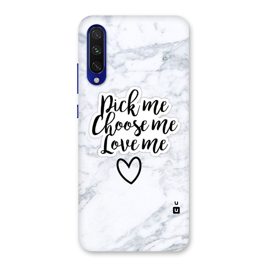 Just Me Back Case for Mi A3