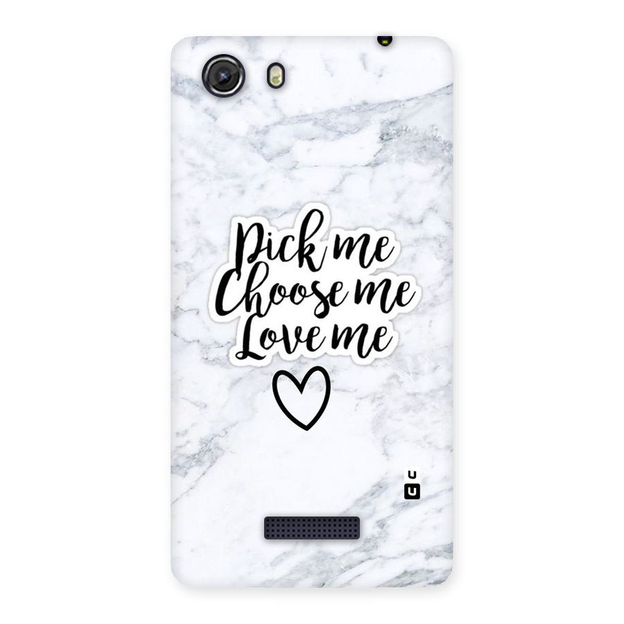 Just Me Back Case for Micromax Unite 3