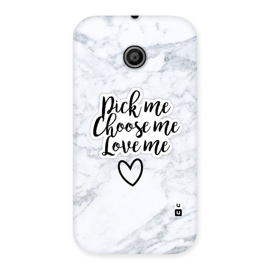 Just Me Back Case for Moto E