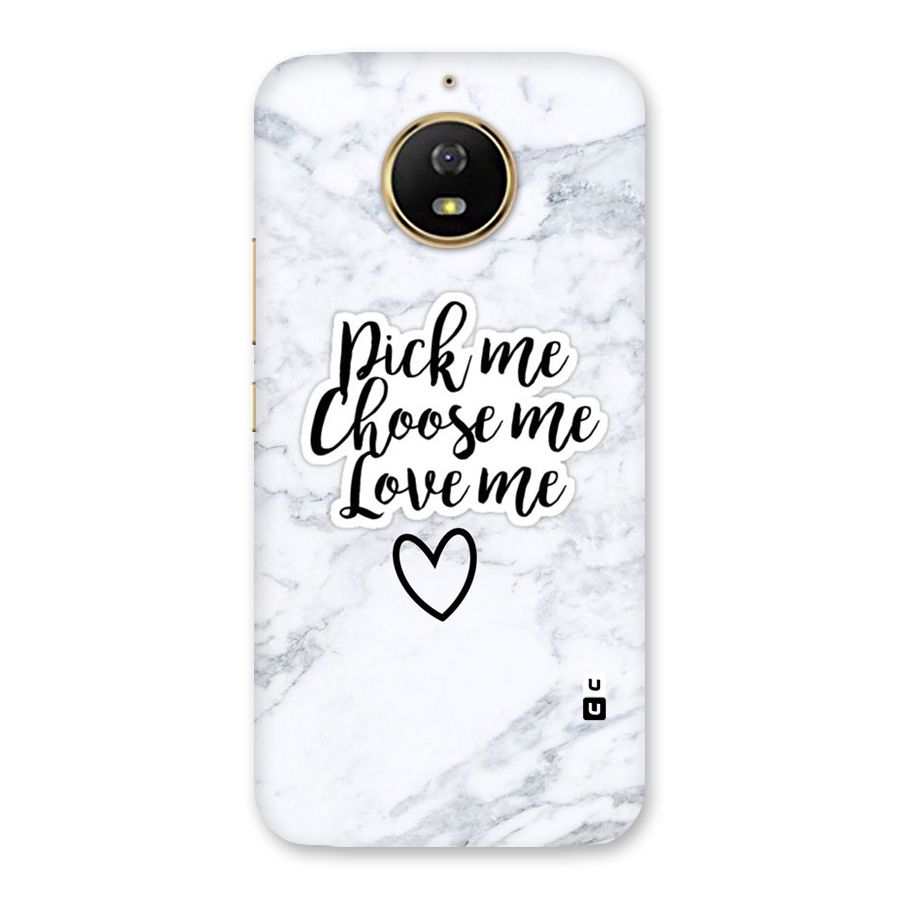 Just Me Back Case for Moto G5s
