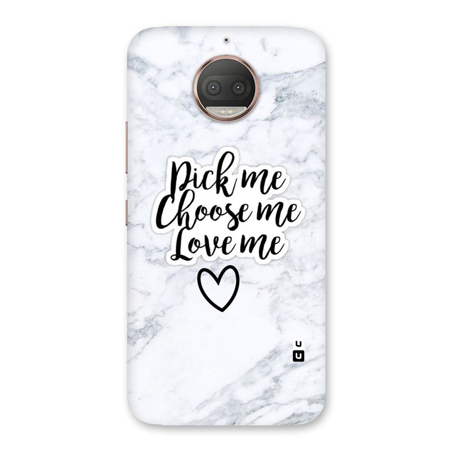 Just Me Back Case for Moto G5s Plus