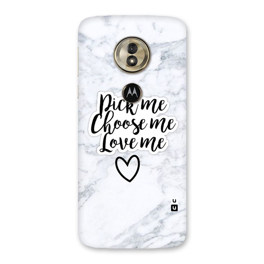 Just Me Back Case for Moto G6 Play