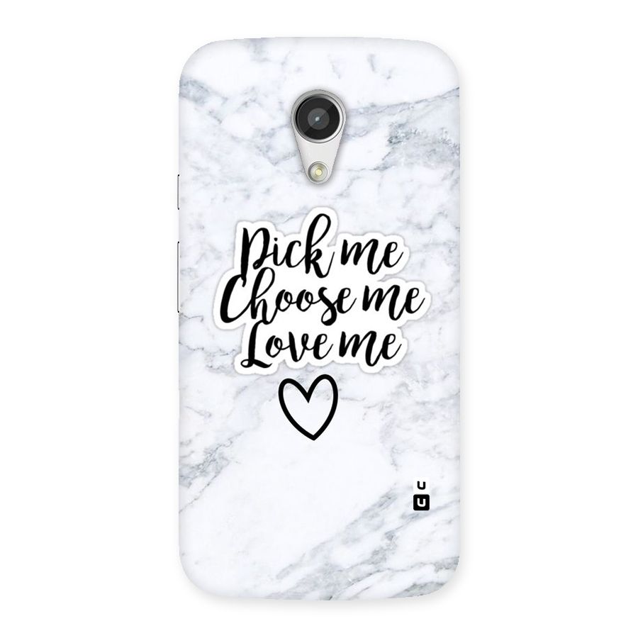 Just Me Back Case for Moto G 2nd Gen