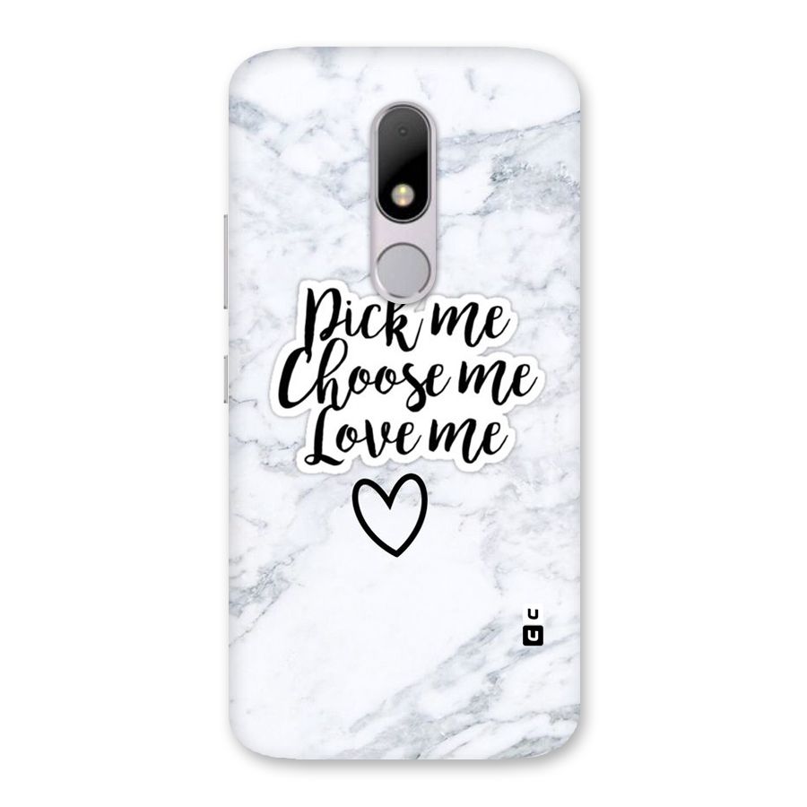 Just Me Back Case for Moto M