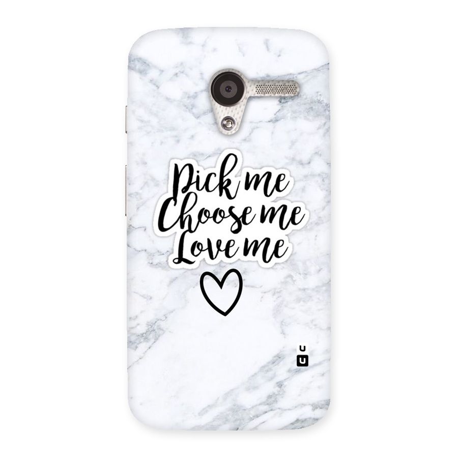 Just Me Back Case for Moto X