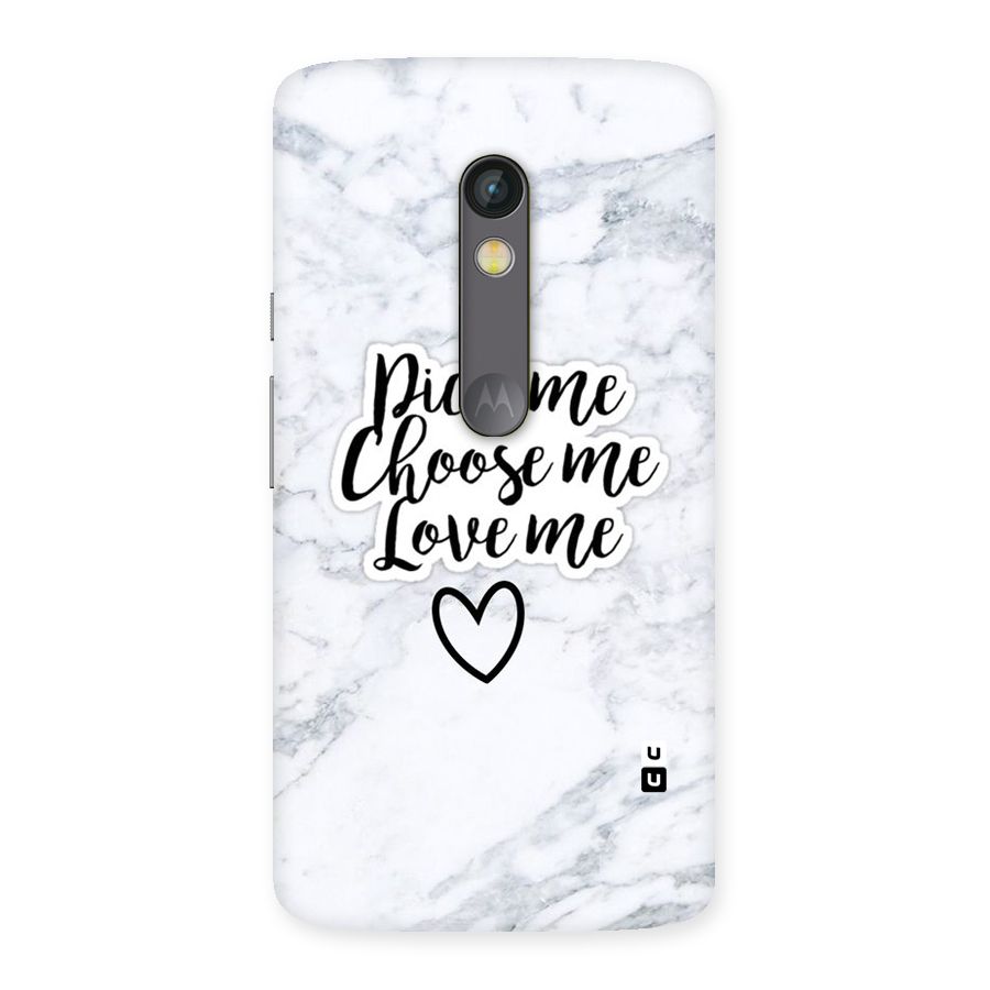 Just Me Back Case for Moto X Play