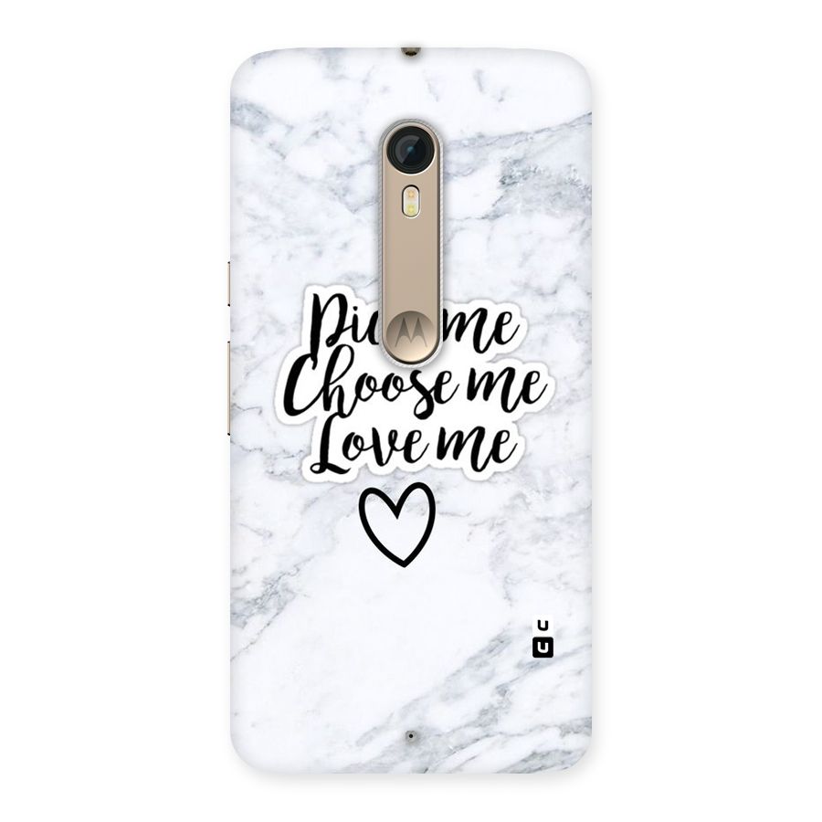 Just Me Back Case for Motorola Moto X Style