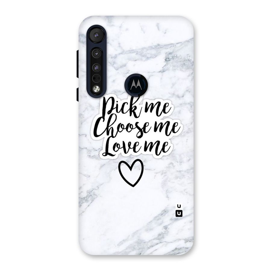 Just Me Back Case for Motorola One Macro