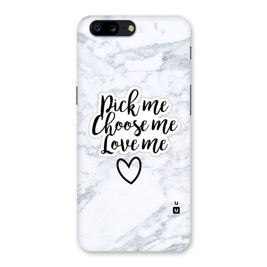 Just Me Back Case for OnePlus 5