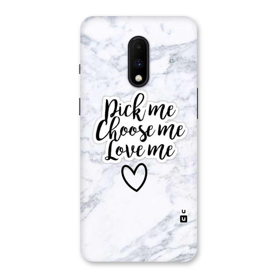 Just Me Back Case for OnePlus 7
