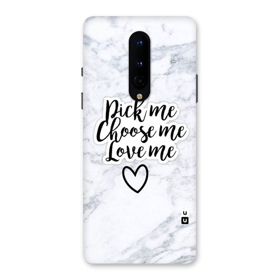 Just Me Back Case for OnePlus 8