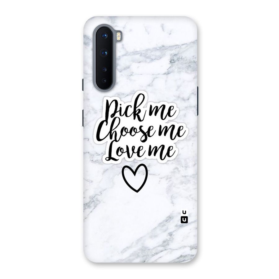 Just Me Back Case for OnePlus Nord