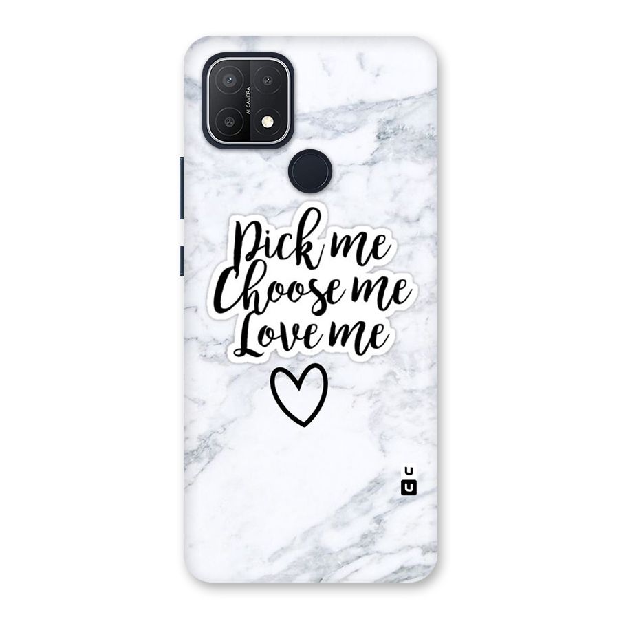 Just Me Back Case for Oppo A15