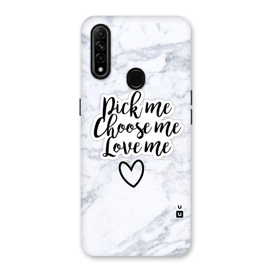 Just Me Back Case for Oppo A31