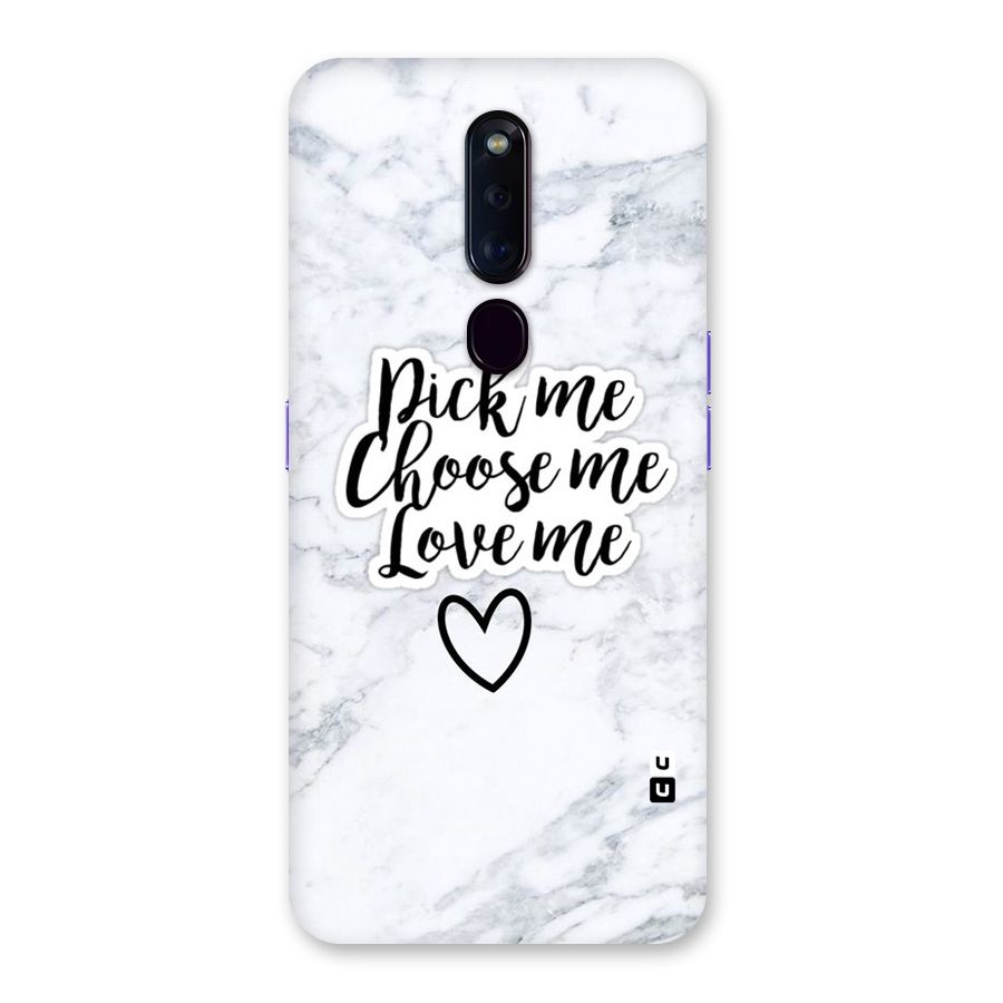 Just Me Back Case for Oppo F11 Pro