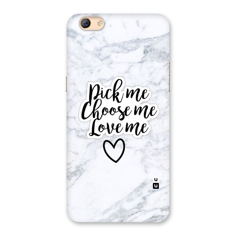 Just Me Back Case for Oppo F3 Plus