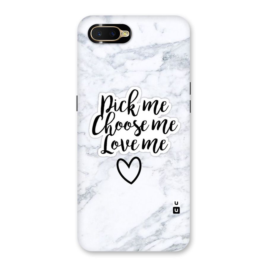 Just Me Back Case for Oppo K1