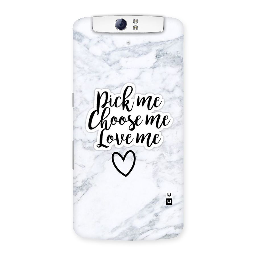Just Me Back Case for Oppo N1