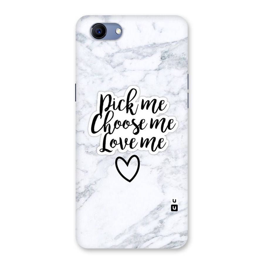 Just Me Back Case for Oppo Realme 1