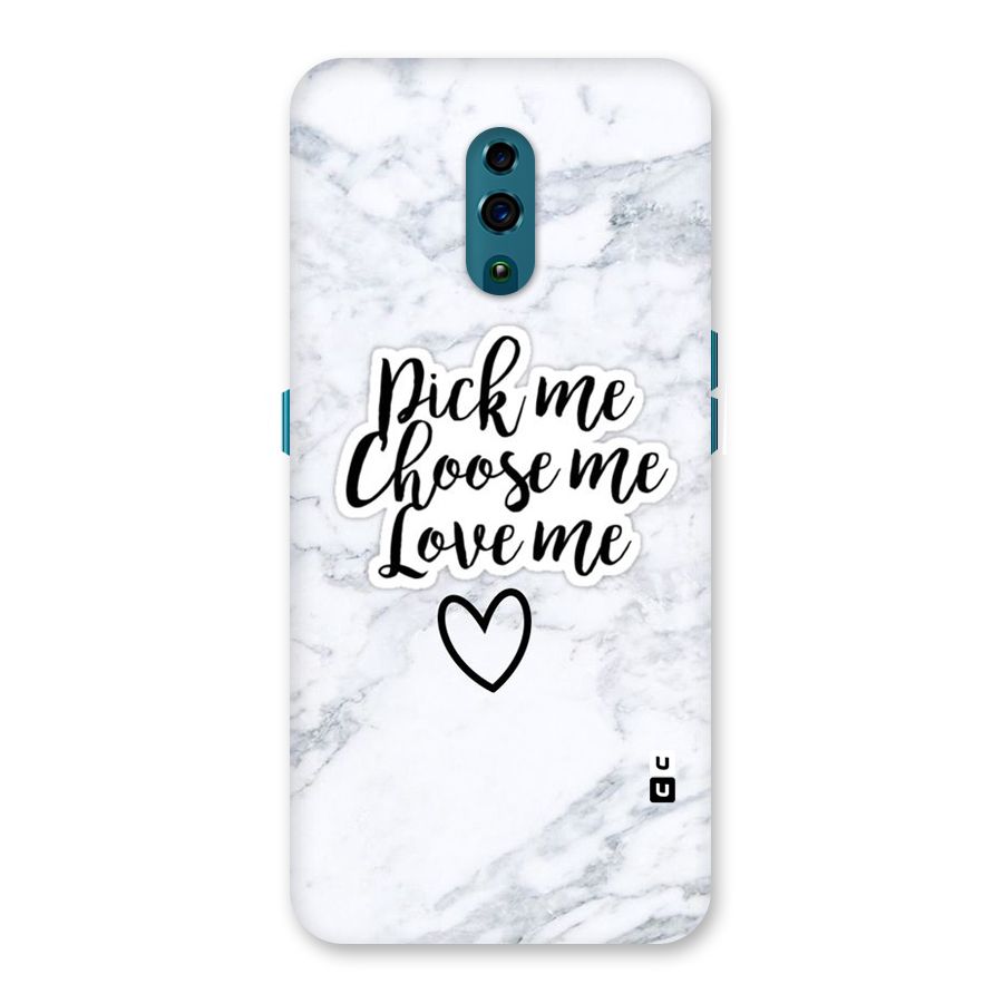 Just Me Back Case for Oppo Reno